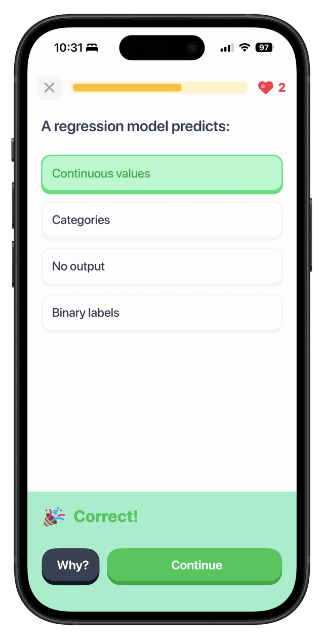 Recallie AI App - Quiz Question